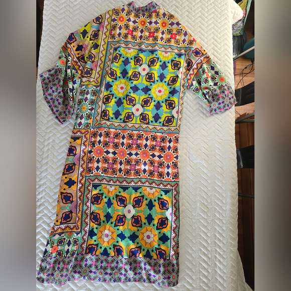 Zara Colorful Floral Kimono Robe - Picture 8 of 12